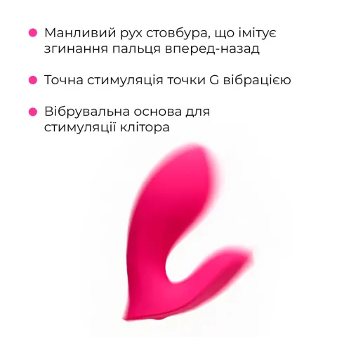 Смарт-вибратор для трусиков Lovense Flexer, манящее движение + вибрация, стимуляция клитора и точки G