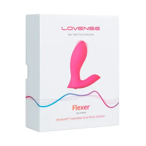 Смарт-вибратор для трусиков Lovense Flexer, манящее движение + вибрация, стимуляция клитора и точки G