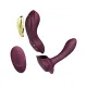 Смарт-вибратор для трусиков Zalo — AYA Velvet Purple, насадка и пульт ДУ