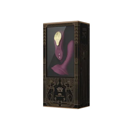 Смарт-вибратор для трусиков Zalo — AYA Velvet Purple, насадка и пульт ДУ