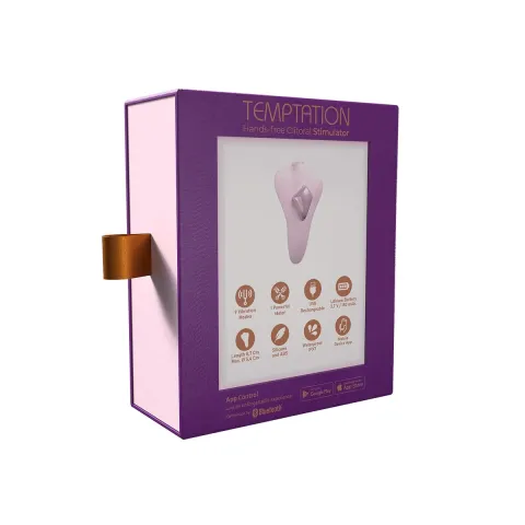 Смарт-вибратор в трусиках Adrien Lastic Temptation, 11 режимов, магнитное крепление