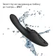 Смарт-вібратор Zalo Ares Obsidian Black, підігрів, 3 мотори, язичок для клітора, стимуляція точки G