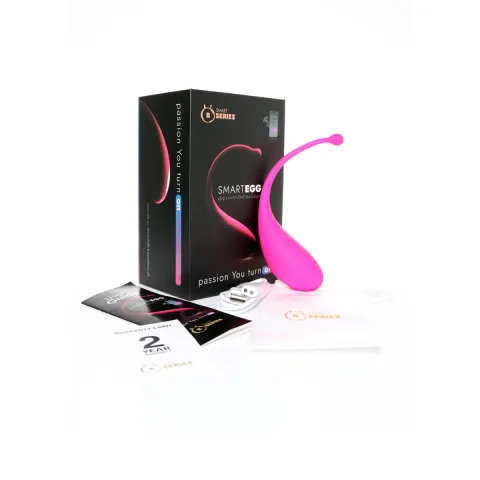 Виброяйцо — B-Series Smart Egg, с управлением через приложение, розовое