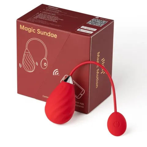 Смарт-вибратор Magic Motion Sundae Red