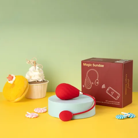 Смарт-вибратор Magic Motion Sundae Red