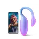 Смарт-вибратор Magic Motion Flamingo Max Blue 2 в 1: вибратор и тренажер Кегеля, 10 режимов