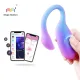 Смарт-вибратор Magic Motion Flamingo Max Blue 2 в 1: вибратор и тренажер Кегеля, 10 режимов