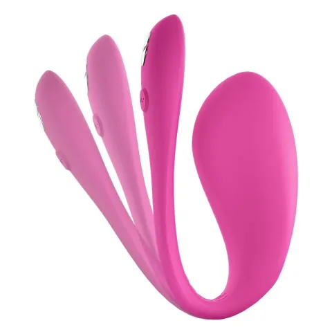 Смарт-вибратор We-Vibe Jive 2 Electric Pink, пульт ДУ, до 4 часов работы