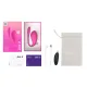 Смарт-вибратор We-Vibe Jive 2 Electric Pink, пульт ДУ, до 4 часов работы