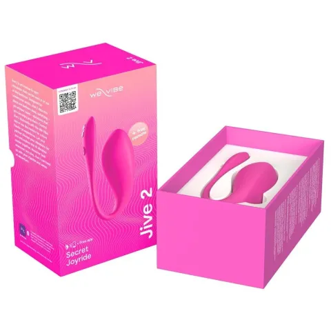 Смарт-вибратор We-Vibe Jive 2 Electric Pink, пульт ДУ, до 4 часов работы