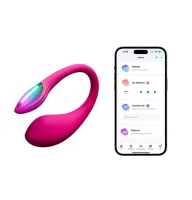 Смарт-віброяйце Lovense Lush 4, дуже потужне, швидке заряджання, LED-підсвічування