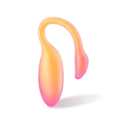 Смарт-вибратор Magic Motion Flamingo Max Orange 2 в 1: вибратор и тренажер Кегеля, 10 режимов
