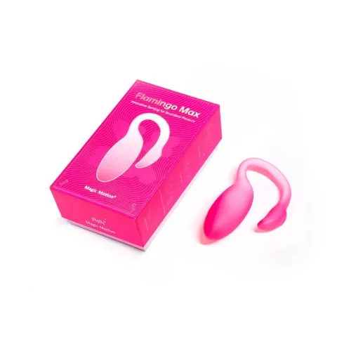 Смарт-віброяйце Magic Motion Flamingo Max Pink 2 в 1: віброяйце та тренажер Кегеля, 10 режимів