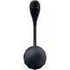 Смарт-віброяйце Satisfyer Ribbed Petal Connect App Black, керування зі смартфона, пульт ДК