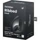Смарт-віброяйце Satisfyer Ribbed Petal Connect App Black, керування зі смартфона, пульт ДК