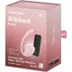 Смарт-віброяйце Satisfyer Ribbed Petal Connect App Rose, керування зі смартфона, пульт ДК
