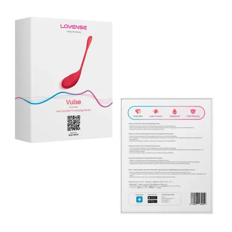 Смарт-віброяйце з пульсацією Lovense Vulse (Thrusting Egg Vibrator), імітація фрикцій
