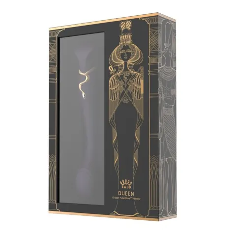 Смарт-вибратор 3 в 1 Zalo — Queen Set Twilight Purple, пульсирующая жемчужина и вакуум, кристалл Swarovski