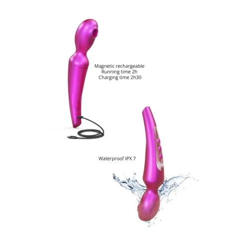 Стимулятор для клитора Love To Love Pleaser Iridescent Berry, эффект постукивания, 5 режимов