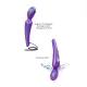 Стимулятор для клітора Love To Love Pleaser Iridescent Night, ефект постукування, 5 режимів