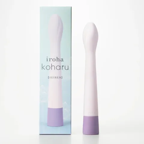 Тонкий вибратор для точки G IROHA koharu SUIREN, плавная регулировка интенсивности, работает от батарейки
