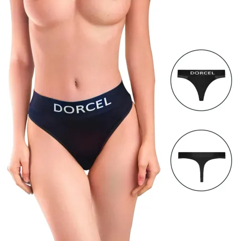 Трусики с кармашком для вибратора Dorcel PANTY LOVER S