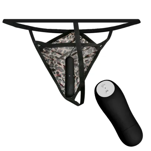 Трусики с вибратором — Wild Butterfly Black
