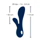Вібратор - Julie Lovetoys Mini Rabbit Vibrator, синій