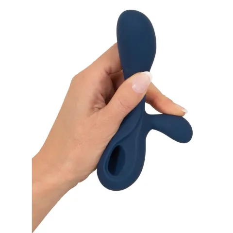 Вібратор - Julie Lovetoys Mini Rabbit Vibrator, синій