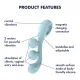 Универсальный вибратор Satisfyer Tri Ball 2, 3 мотора, гибкий