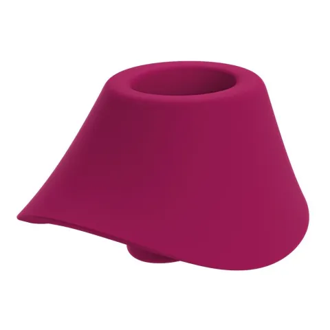 Вагінально-кліторальний стимулятор Womanizer Blend Vibrant Pink, вібрація + вакуум, 2 мотори