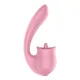 Вагінально-кліторальний вібратор Satisfyer Tongue Genius з язичком