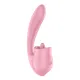 Вагінально-кліторальний вібратор Satisfyer Tongue Genius з язичком