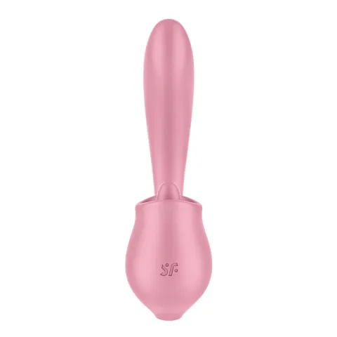 Вагінально-кліторальний вібратор Satisfyer Tongue Genius з язичком