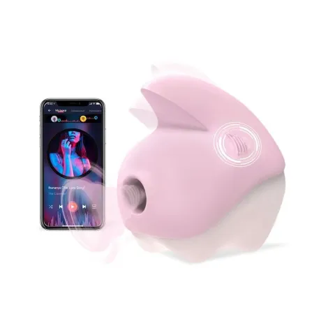 Вакуумный клиторальный смарт-стимулятор Magic Motion Unicorn Pink с вибрацией