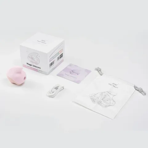 Вакуумный клиторальный смарт-стимулятор Magic Motion Unicorn Pink с вибрацией