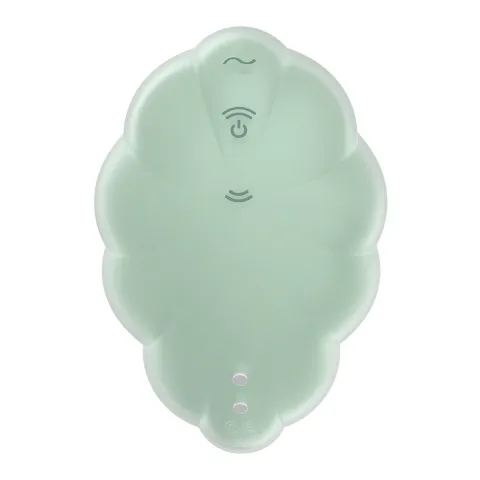Вакуумний стимулятор з вібрацією Satisfyer Cloud Dancer Mint