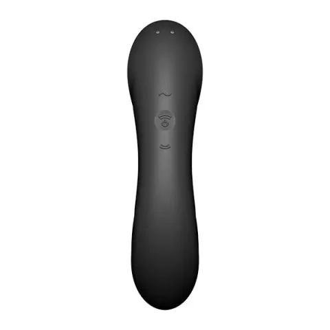 Вакуумный стимулятор с вибрацией Satisfyer Curvy Trinity 4 Black