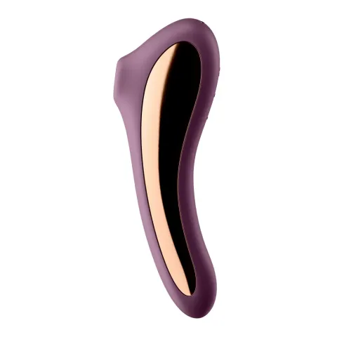 Вакуумний кліторальний вібратор - Satisfyer Dual Kiss Wine Red