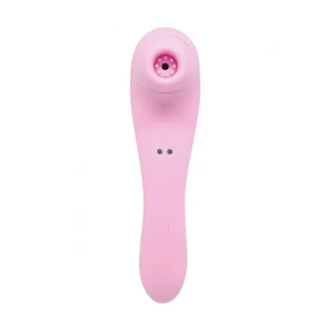Вакуумный стимулятор с вибрацией Wooomy Smoooch Pink Clitoral Suction & Vibration, 10 × 2 режима