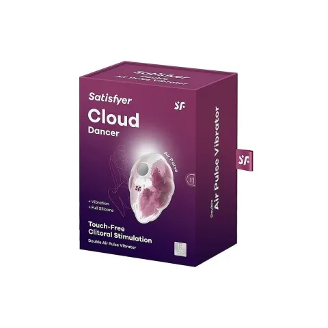 Вакуумний кліторальний стимулятор - Satisfyer Cloud Dancer Red
