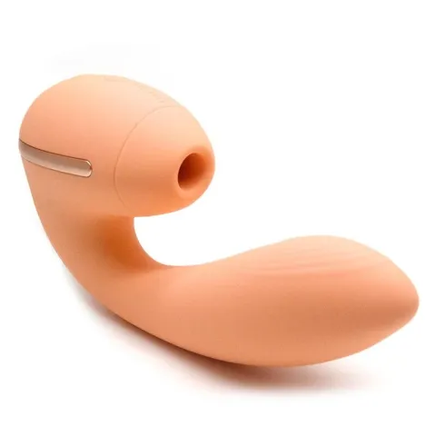 KISTOY Tina Mini Orange вакуумный вибратор, вагинально-клиторальный