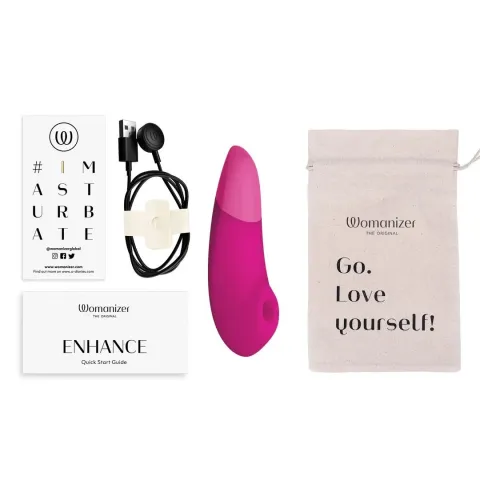 Вакуумный стимулятор клитора Womanizer Enhance Pink