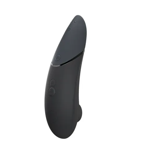 Вакуумный стимулятор клитора Womanizer Next Black, 3D Pleasure Air, 14 уровней интенсивности
