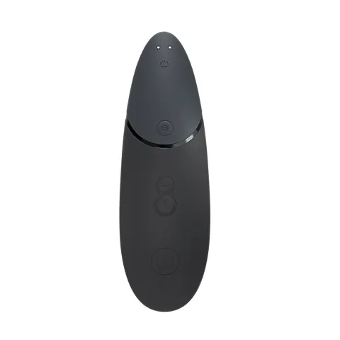 Вакуумный стимулятор клитора Womanizer Next Black, 3D Pleasure Air, 14 уровней интенсивности