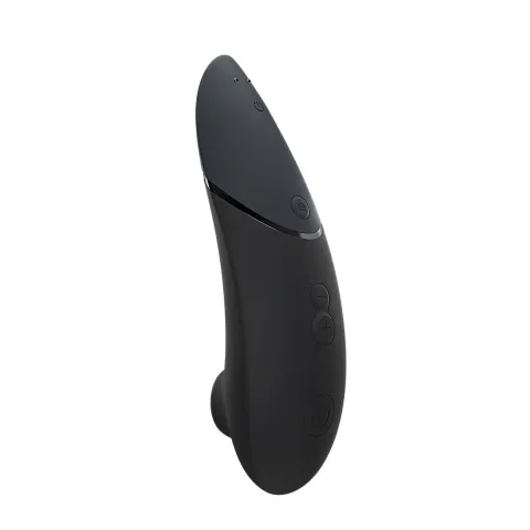 Вакуумный стимулятор клитора Womanizer Next Black, 3D Pleasure Air, 14 уровней интенсивности