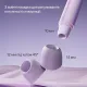 Вакуумный клиторальный стимулятор Zalo Lia Lavender Purple, 3 насадки, 3 режима, разная интенсивность