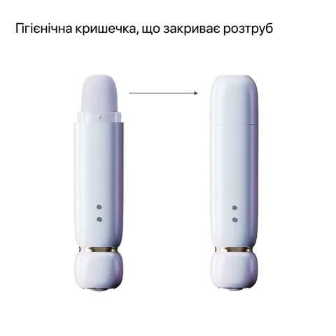 Вакуумный клиторальный стимулятор Zalo Lia Lavender Purple, 3 насадки, 3 режима, разная интенсивность