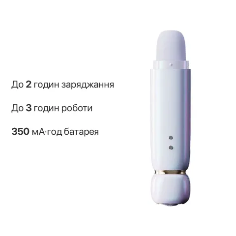 Вакуумный клиторальный стимулятор Zalo Lia Lavender Purple, 3 насадки, 3 режима, разная интенсивность