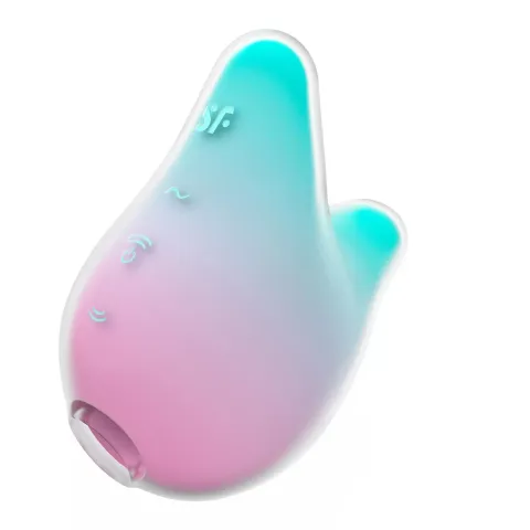 Вакуумний кліторальний стимулятор - Satisfyer Mermaid Vibes Mint/Pink